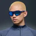 Nike Zeus Rise-solbriller med spejlglas - blå
