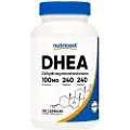 Nutricost - DHEA 100 mg, 240 kapsler