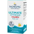 Nordic Naturals Ultimate Omega + CoQ10, 1280 mg - 120 bløde kapsler