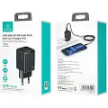 Usams Usktz01 Usb-a-og Usb-c-vægoplader