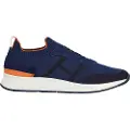 Hackett London Hackett Londontil mænd. HMS200051 Sko H-Runner navy (43), Læder, Fast, Blonder, Casual, Blå