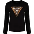GUESS Leo Triangle T-shirt Med Lange ærmer