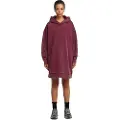 G-Star G-Startil kvinder. D27165-D969-H732 Bourgognefarvet A-line strikkjole (XXL), Casual, Lange ærmer, Økologisk bomuld, Bæredygtig, Burgund