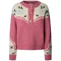 Pepe Jeans Pepe Jeanstil kvinder. PL7000041 Chiara-trøje lyserød (XS), Casual, Pink, Akryl