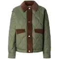 Pepe Jeans Pepe Jeanstil kvinder. PL4024342 Paola grøn frakke (XS), Casual, Bomuld