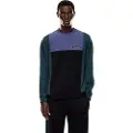 Emporio Armani EA7til mænd. 7M000936_AF17003 Sweatshirt Athletic Colour Block blå (XL), Casual, Bomuld
