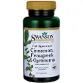 Swanson Health Fuldspektret Kanel, Bukkehorn og Gymnema - 120 kapsler