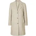 Selected femme Bouclé I Uldblanding Lang Frakke