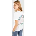 Dravus Faux Flower Shop T-shirt hvid