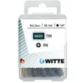 Witte Ph 2 Tin Phillips Phillips-skruetrækkerbit 5 Enheder