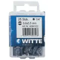 Witte Pl 4.5 Tin 25 Mm Flad Bit Til Skruetrækker 15 Enheder
