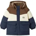 Name It Mini Farveblok Pufferjakke