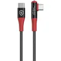 Microconnect Safe Charge Angled Usb-c To C Data Blocker Cable 1.5m 1.5m. Usb C Usb C Sort/rød