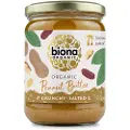 Biona Organic Crunchy Saltet Peanutbutter - 500 g
