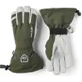 Hestra votter og hansker Army Leather Heli Ski, skihandsker, grøn