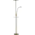 Markslöjd - Friend gulvlampe LED antik messing USB - Gulvlamper - - Homeroom