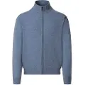 Hackett London Hackett Londontil mænd. HM7000077 Lambswool Fzip Jacket blå (XXL), Casual, Bomuld