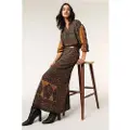 Ba&sh BA&SHtil kvinder. 1H25BAYR Brun Bayro-nederdel (34), Casual, Viscose