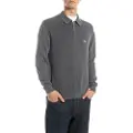 Replay Replaytil mænd. UK4867.000.G21280G Jumper med kort grå lynlås (XL), Casual, Bomuld