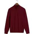 Hackett London Hackett Londontil mænd. HM7000144 Jumper Bomuld Hzip bordeaux (L), Casual, Burgund