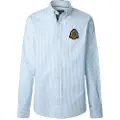 Hackett London Hackett Londontil mænd. HM3010511 Heritage Oxford-skjorte blå (M), Casual, Bomuld, Klassisk, Lange ærmer