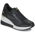 Xti Xtitil kvinder. 14187401-NEGRO Træningssko 141874 sort - Kilehøjde 6 cm (36), 5-8 cm, Lynlås, Casual