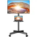 Perlegear Mobil gulvstander med hjul til 23-60" TV - Perlegear PGTVMC06