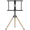 Gembird TV Tripod Gulvstativ - 180° Drejefunktion - 20° Tilt - Passer til 32-75” - VESA 200x200- 600x400 - Max 35 kg - Sort