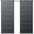 EcoFlow Sæt Med 2 Solcellepaneler Med Stiv Konstruktion 130w