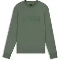Hugo Boss BOSStil mænd. 50506119 Sweatshirt med grønt logo (L), Casual, Bomuld