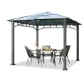 TOOLPORT 3x3m, hardtop havepavillon, uden sidegardiner