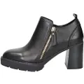 Carmela Carmelatil kvinder. 16186101-NEGRO Ankelstøvler i læder 161861 sort (41), 5-8 cm, Lynlås, Casual