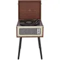 AVCOM Standing Turntable with Bluetooth Walnut