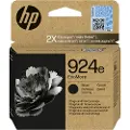 HP 924e / 4K0V0NE Black Ink - Blækpatron Sort