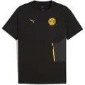 Puma Borussia Dortmund PUMATECH Pocket Tee Men, Sport, Black/Yellow Sizzle, S