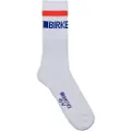 Birkenstock Langskaftede strømper BIRKENSTOCK Cotton Crew Stripe White dame 39 / 41