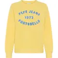 Pepe Jeans Pepe Jeanstil kvinder. PL5800016 Sweatshirt Baia gul (L), Casual, Bomuld