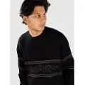 ICHPIG Razor Knitted Crew Pullover sort