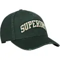 Superdry Superdryunisex. Y9010198A Trucker-kasket med grønt universitetslogo (OSFA), Casual, Bomuld