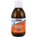 Now Omega-3 fiskeolie, flydende, citronsmag - 200 ml