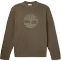 Timberland Timberlandtil mænd. TB0A2BJ8A581 Kennebec River sweatshirt med rund hals, grøn (XXL), Casual, Bomuld