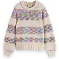 Scotch & Soda Multi-color Rainbow Yarn Striped Trøje