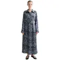 Scotch & Soda Belted Pleated Hem Langærmet Midi-kjole