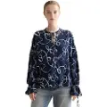Scotch & Soda Easy Draw String Cuffs Langærmet Bluse