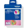 Brother LC527XL Value Pack - 4-pack - High Yield - black yellow cyan magenta - original - ink cartridge - Blækpatron Cyan