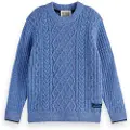 Scotch & Soda Regular Fit Cable Knitted Trøje