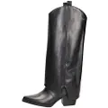 Xti Xtitil kvinder. 14341603-NEGRO Damestøvle 143416 sort (36), 5-8 cm, Lynlås, Casual