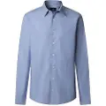 Hackett Londontil mænd. HM3010471 Skjorte City Eoe Texture blå (M), Casual, Polyester, Lange ærmer