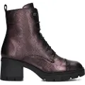 Hispanitas Hispanitastil kvinder. HI243605 Lilac Mid ankelstøvler i læder (40), 3-5 cm, Blonder, Casual, Lilla