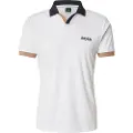 Hugo Boss BOSStil mænd. 50543348 Polo Palle hvid (M), Casual, Sport, Multisport, Polyester, Korte ærmer